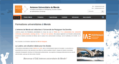 Desktop Screenshot of formationsuniversitaires.fr
