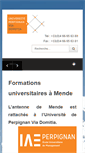 Mobile Screenshot of formationsuniversitaires.fr